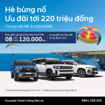 HÈ BÙNG NỔ – ƯU ĐÃI TỚI 220 TRIỆU ĐỒNG