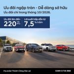 Ưu Đãi Hyundai Gia Lai Tháng 10 – Tổng Giá Trị Lên Đến 220 Triệu